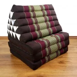 Thaikissen, Dreieckskissen  *weinrot*  (XXL-Hhe)