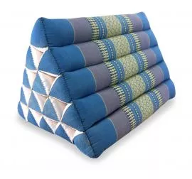 Asiatisches Dreieckskissen ohne Auflage  *hellblau*  (extrahoch)