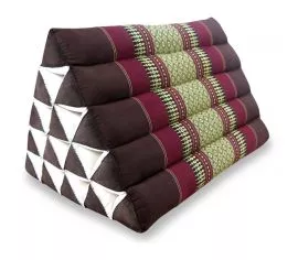 Thaikissen ohne Auflagen  *weinrot*  (extrahoch)