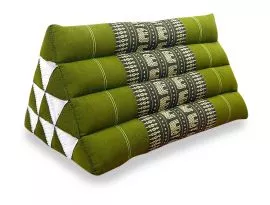 Asiatisches Dreieckskissen ohne Auflage  *grn / Elefanten*