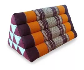 Thaikissen, Dreieckskissen ohne Auflage  *orange*