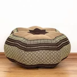 Zafu,  Meditationskissen, groer Stern  *braun*