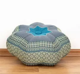 Zafu,  Meditationskissen, kleiner Stern  *hellblau*