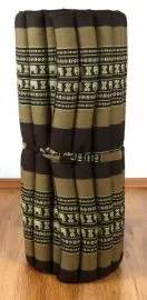 Asiatische Rollmatte  *braun / Elefanten*  Gr.M