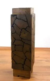 Asiatischer  *Schirmstnder Puzzle*  aus Teakholz