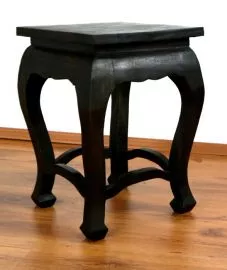 Asiatischer Tisch, extra hoch in *schwarz*