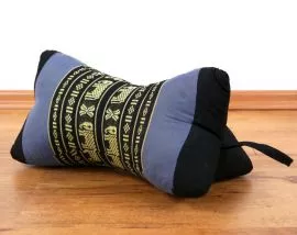 Asiatisches Nackenkissen  *blau / Elefanten*