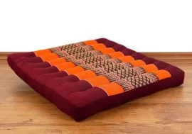 Asiatisches Sitzkissen, Stuhlkissen  *orange*  (gro)