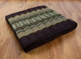 Kapok-Kissen, Meditationskissen  *braun*  (gro)