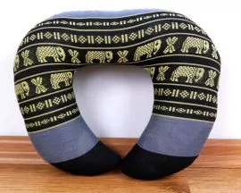 Kapok Nackenhrnchen  *blau / Elefanten*