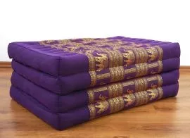 Klappmatratze, Seide  *lila / Elefanten*