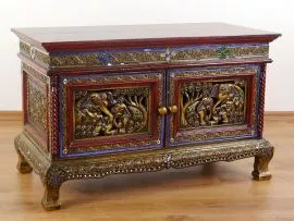 Kleines Glasmosaik-Sideboard *Elefanten*   Nr.92
