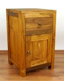 Kommode/Nachtschrank aus Teakholz, Java (Indonesien), Nr.308