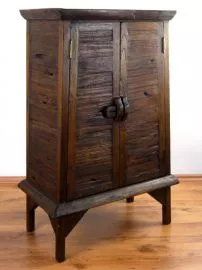 Massivholzschrank  *Teakholzplanken*  Nr.56 / Nr.57