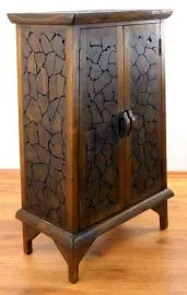 Massivholzschrank  *Teakholzpuzzle*  Nr.58 / Nr.59