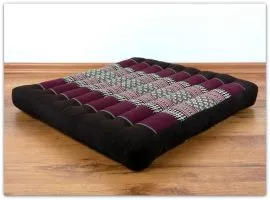 Meditationskissen, Kapoksitzkissen  *weinrot*  (gro)