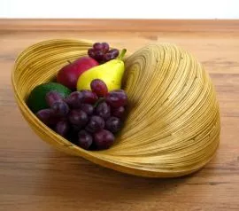 Obst-, Gebck - Schale  *Bambus*  (rund)