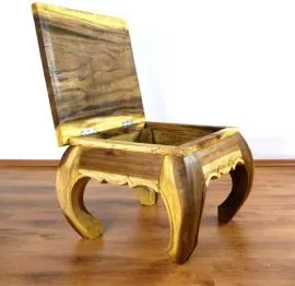 Opiumtisch, aufklappbar in *natur*