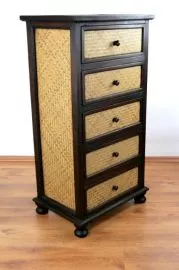 Thailndische Rattankommode  *Schlicht*  Nr.60