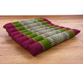 Steppkissen, Thaikissen  *rot / grn*  (klein)