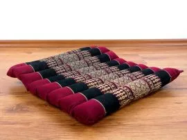 Steppkissen, Thaikissen  *rot / schwarz*  (klein)