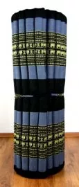 Thai Rollmatte  *blau / Elefanten*  Gr.L