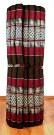 Thai Rollmatte, Liegematte  *weinrot*  Gr.L