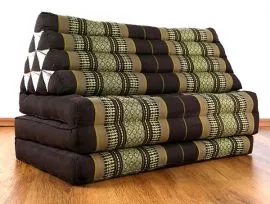 Thaikissen, Dreieckskissen  *braun*  (XXL-Breite)