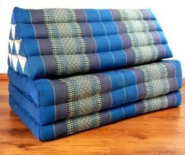 Thaikissen, Dreieckskissen  *hellblau*  (XXL-Breite)