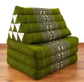 Thaikissen, Sitz- Liegekissen, Dreieckskissen  *grn - Elefanten*