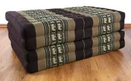 Thailndische Gstematratze, Klappmatratze *braun / Elefanten*