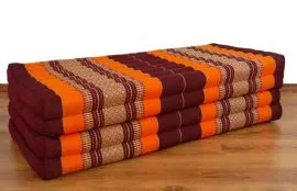 Thailndische Gstematratze, Klappmatratze  *orange*