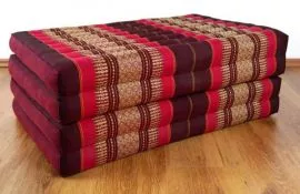 Thailndische Gstematratze, Klappmatratze  *rubinrot*