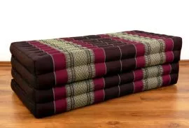 Thailndische Gstematratze, Klappmatratze  *weinrot*