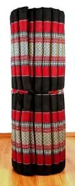 Thailndische Liegematte  *schwarz / rot*  Gr.L