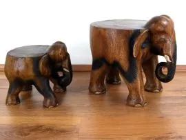 Thailndischer *Elefantenhocker*