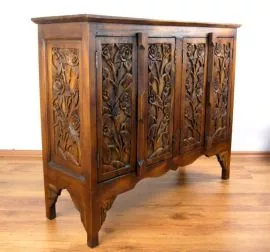 Thailndisches Sideboard mit *Rosenschnitzerei*  Nr.69