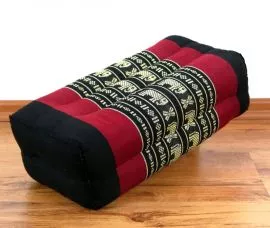 Yogakissen, Blockkissen  *schwarz / Elefanten*