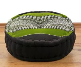 Zafukissen, Meditationskissen  *braun / grn*