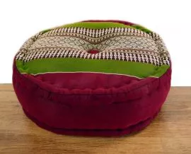 Zafukissen, Meditationskissen  *rot / grn*